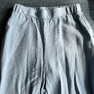 Happily Grey Blue Linen Pants
